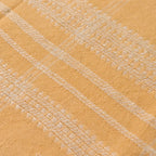 Handwoven Vintage Bhujodi Bed Throw - Amber Glow - 40 X 90 Handloom Throws