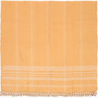 Handwoven Vintage Bhujodi Bed Throw - Amber Glow - 40 X 90 Handloom Throws