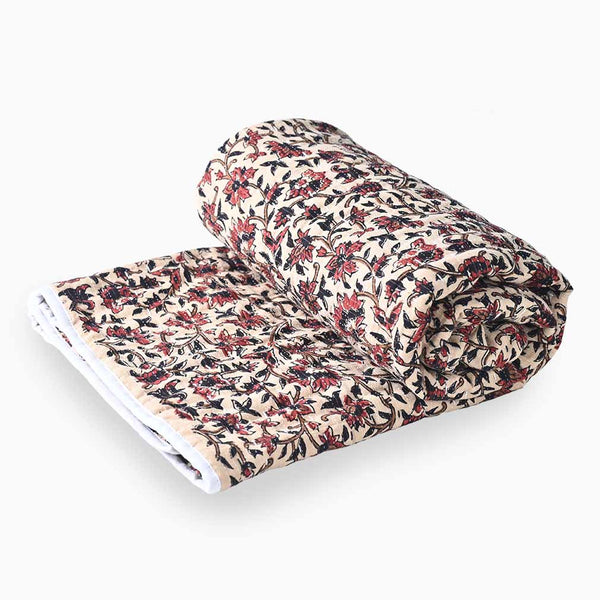 Heather Hand Block Printed Quilt