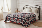 Azalea Hand Block Printed Quilt Quilts