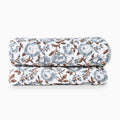 Wisteria Hand Block Printed Quilt Quilts
