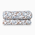 Wisteria Hand Block Printed Quilt Quilts