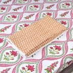 Zinnia Hand Block Printed Quilt Quilts