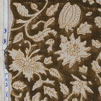 Caleb Hand Block Printed Linen Fabric