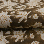 Caleb Hand Block Printed Linen Fabric