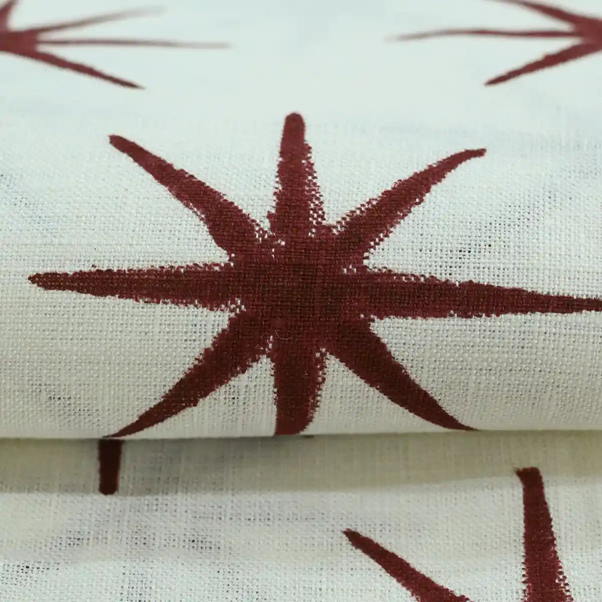 Lou Star Handloom Block Print Fabric