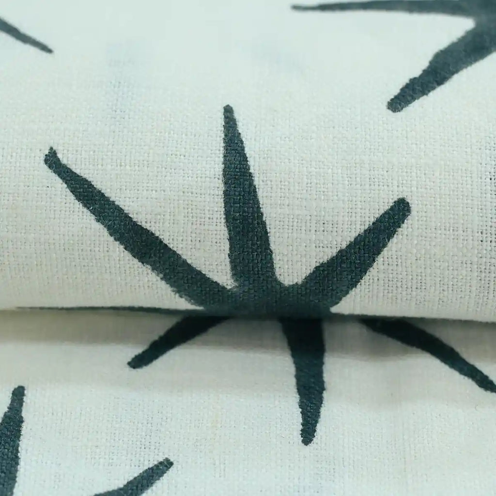 Lou Star Handloom Block Print Fabric