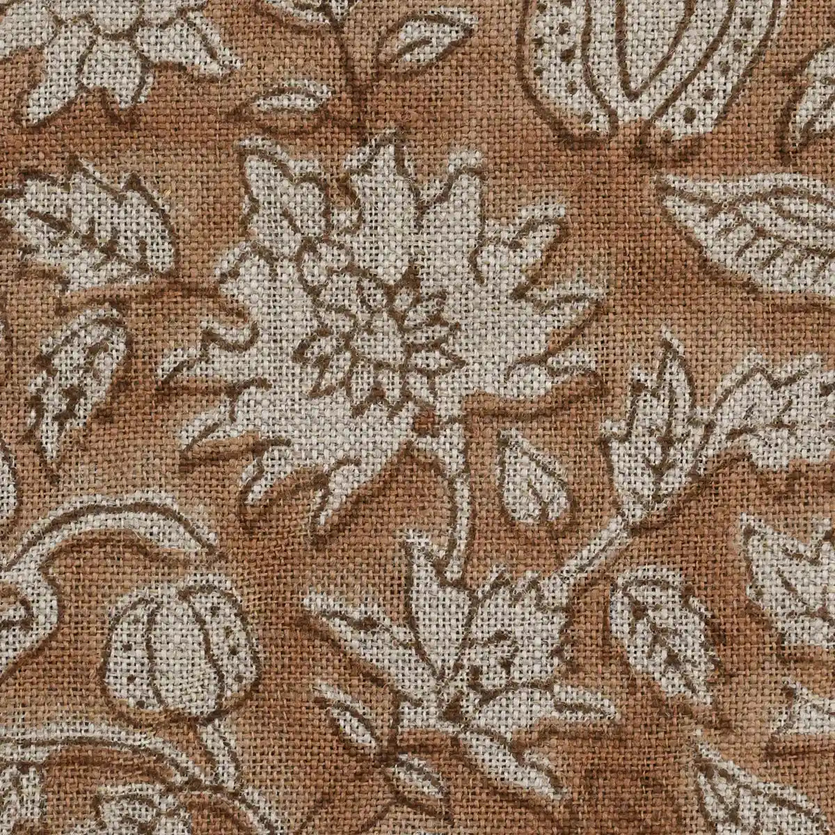 Caleb Hand Block Printed Linen Fabric