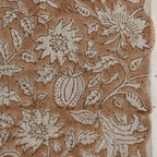 Caleb Hand Block Printed Linen Fabric