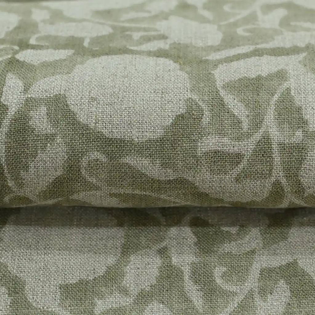 Opal Hand Block Printed Linen