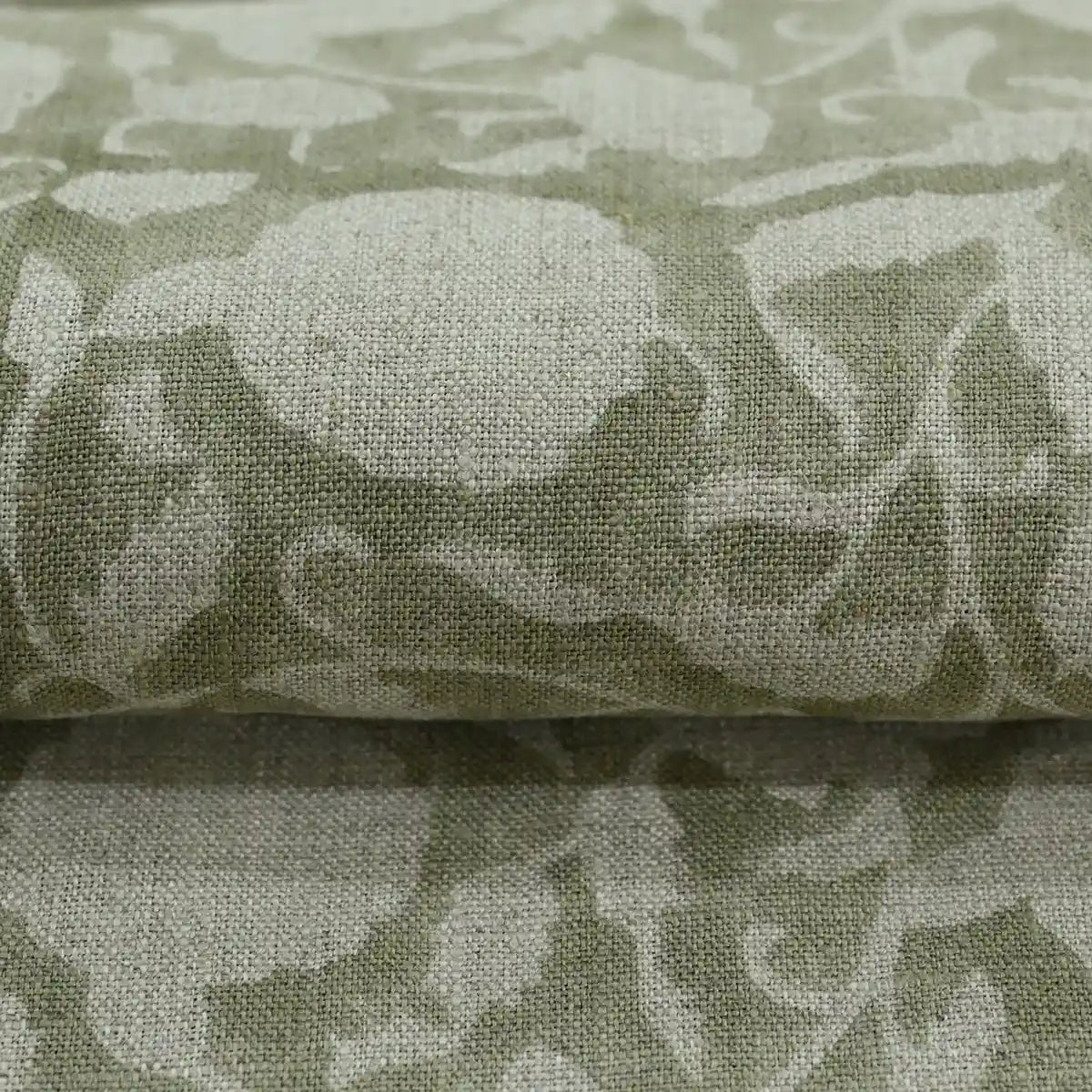 Opal Hand Block Printed Linen