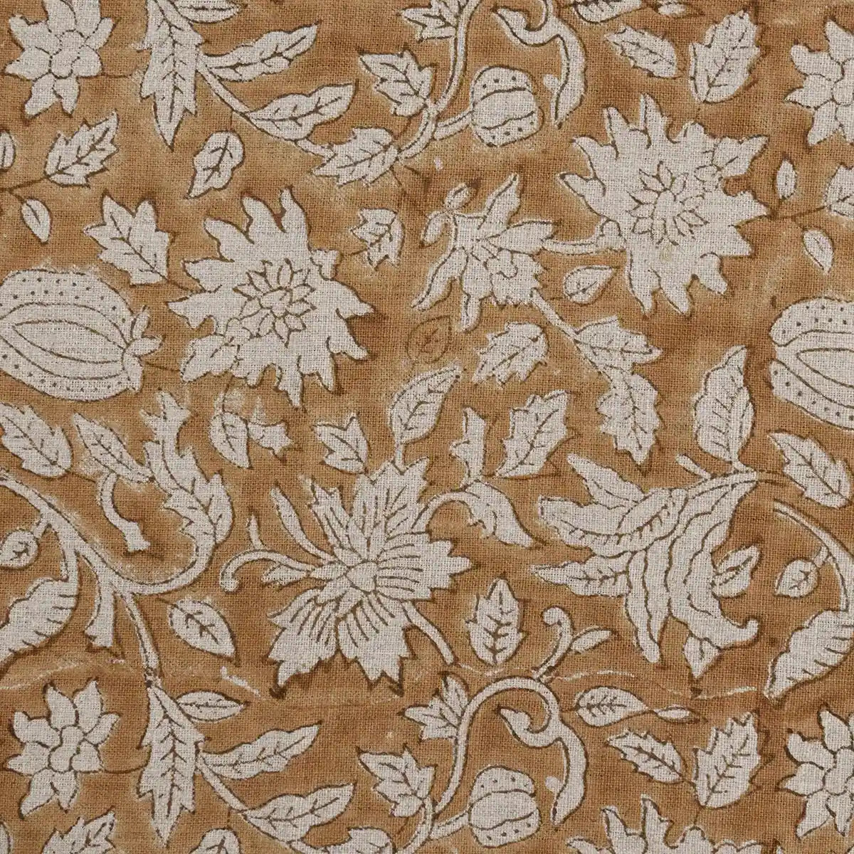 Adrian Hand Block Printed Linen Fabric