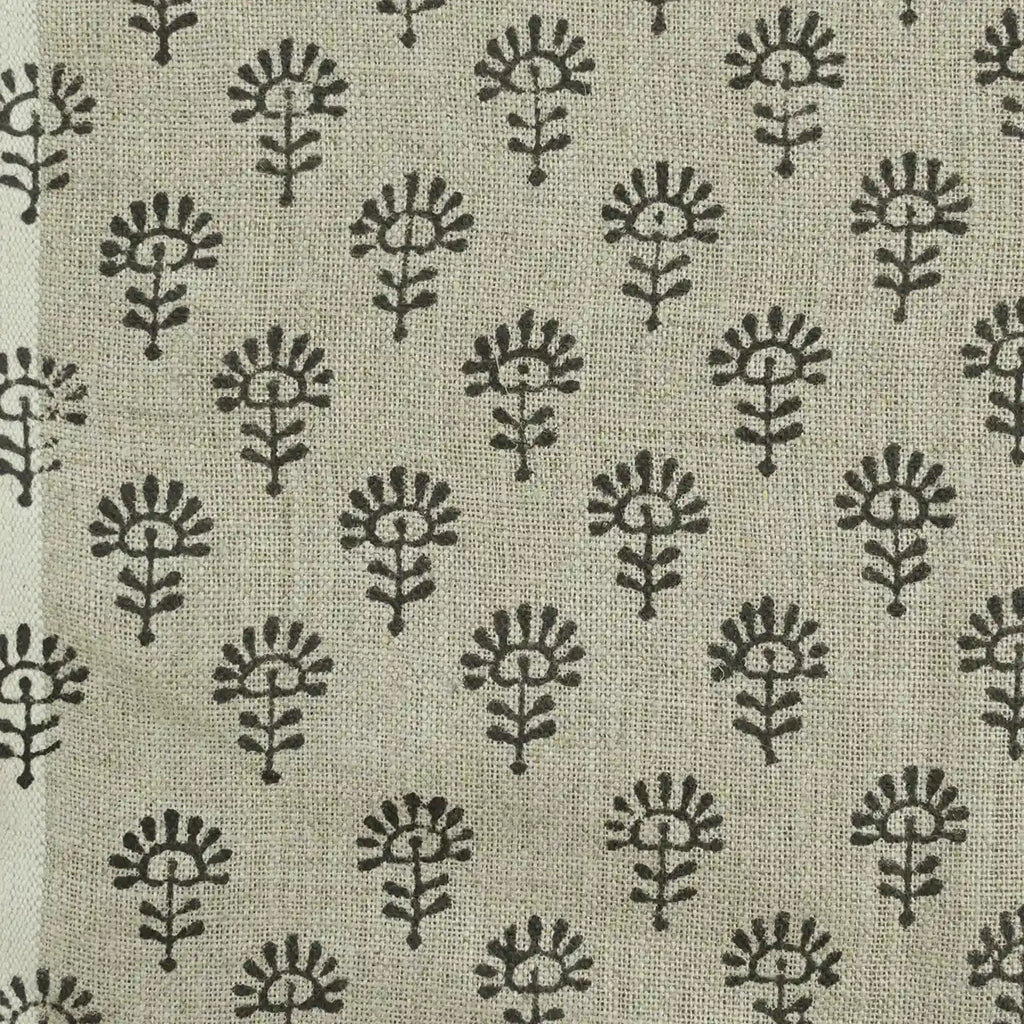 Siena Hand Block Printed Linen