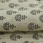 Siena Hand Block Printed Linen