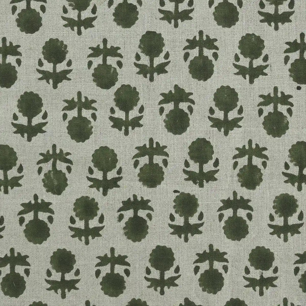 Celeste Linen Block Print