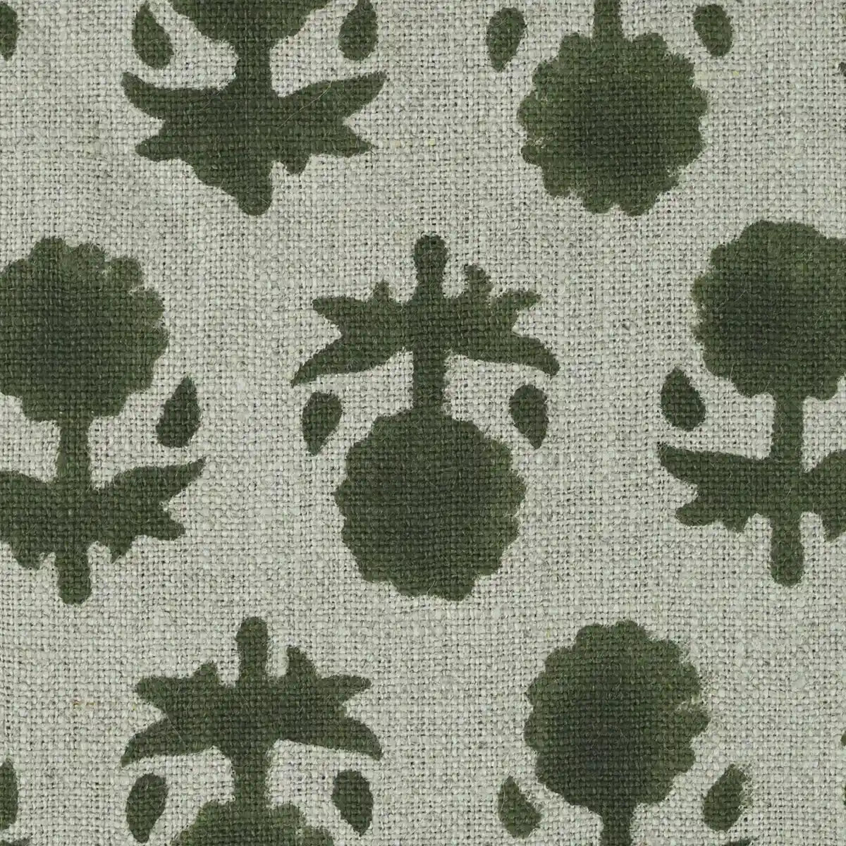 Celeste Linen Block Print