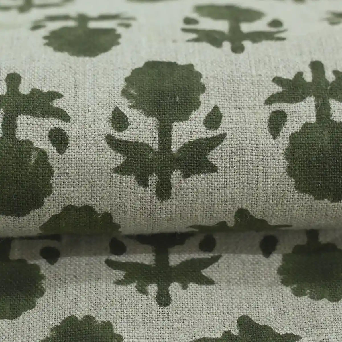 Celeste Linen Block Print
