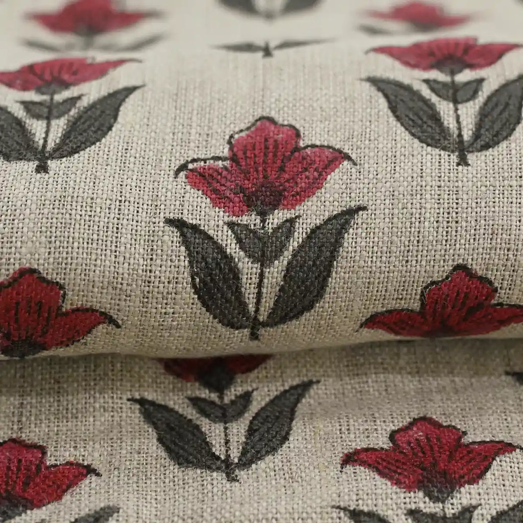 Monroe Handcrafted Linen Fabric