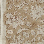Caleb Hand Block Printed Linen Fabric