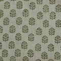 Garland Indian Hand Block Print Linen Fabric Swatch fabric swatch