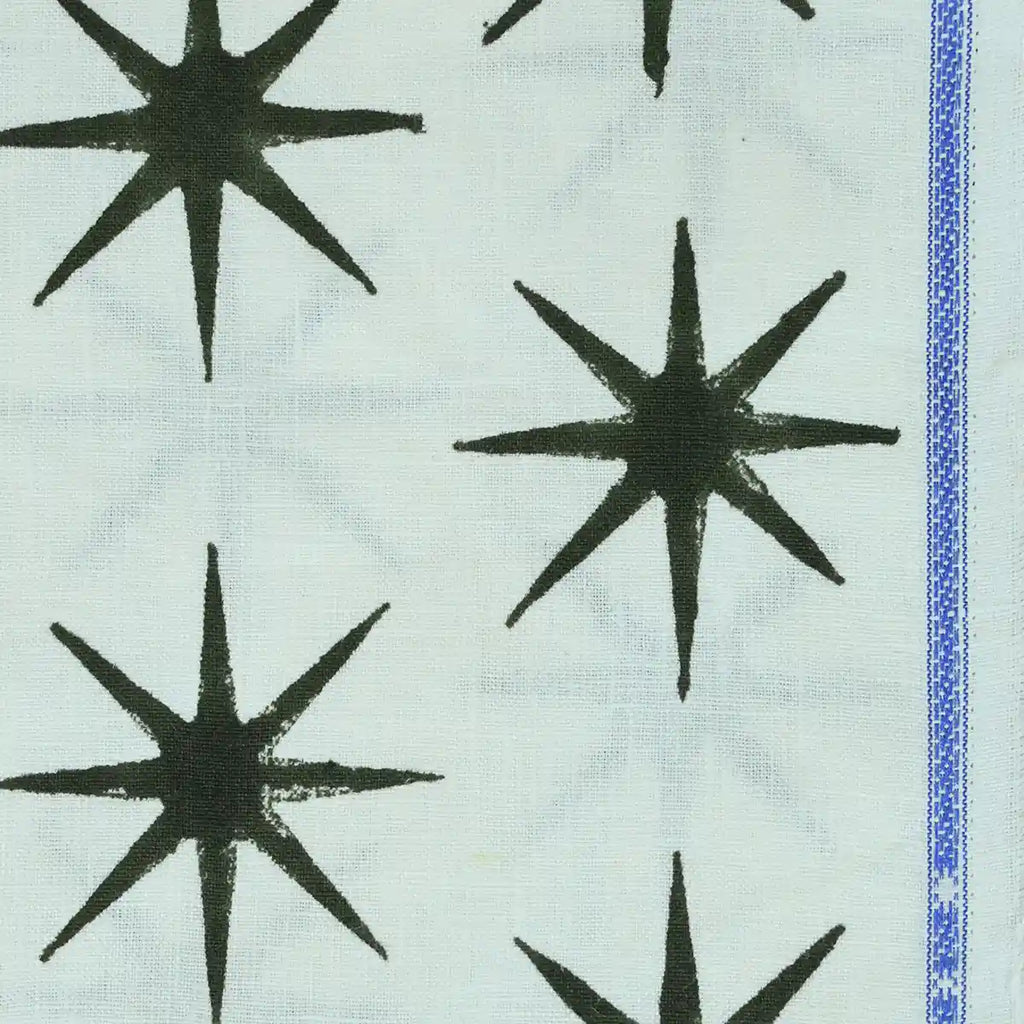 Lou Star Handloom Block Print Fabric