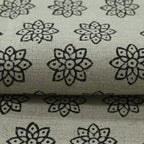 Toby Hand Block Printed Upholstery Linen Fabric