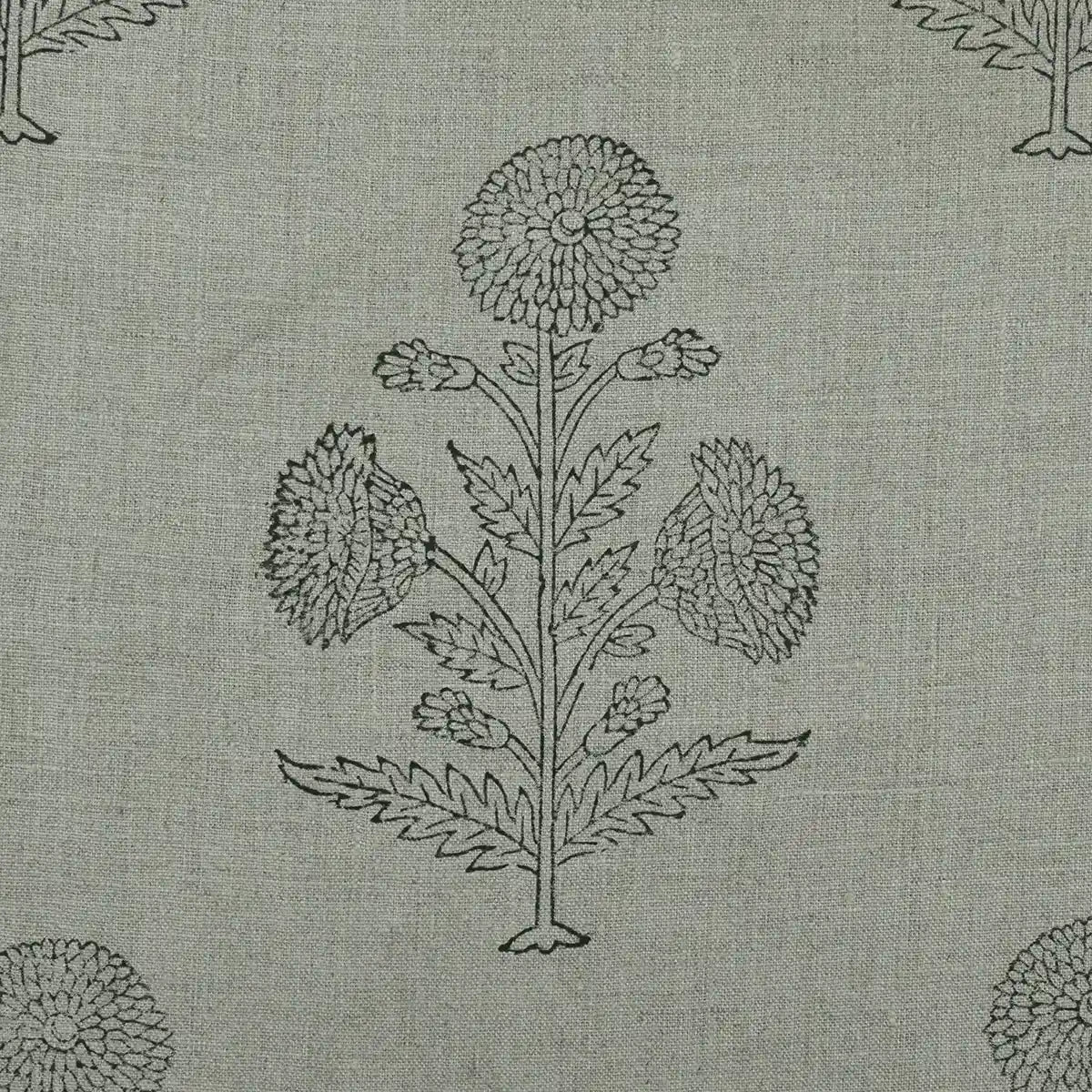 Nikita Hand Block Printed Linen Fabric