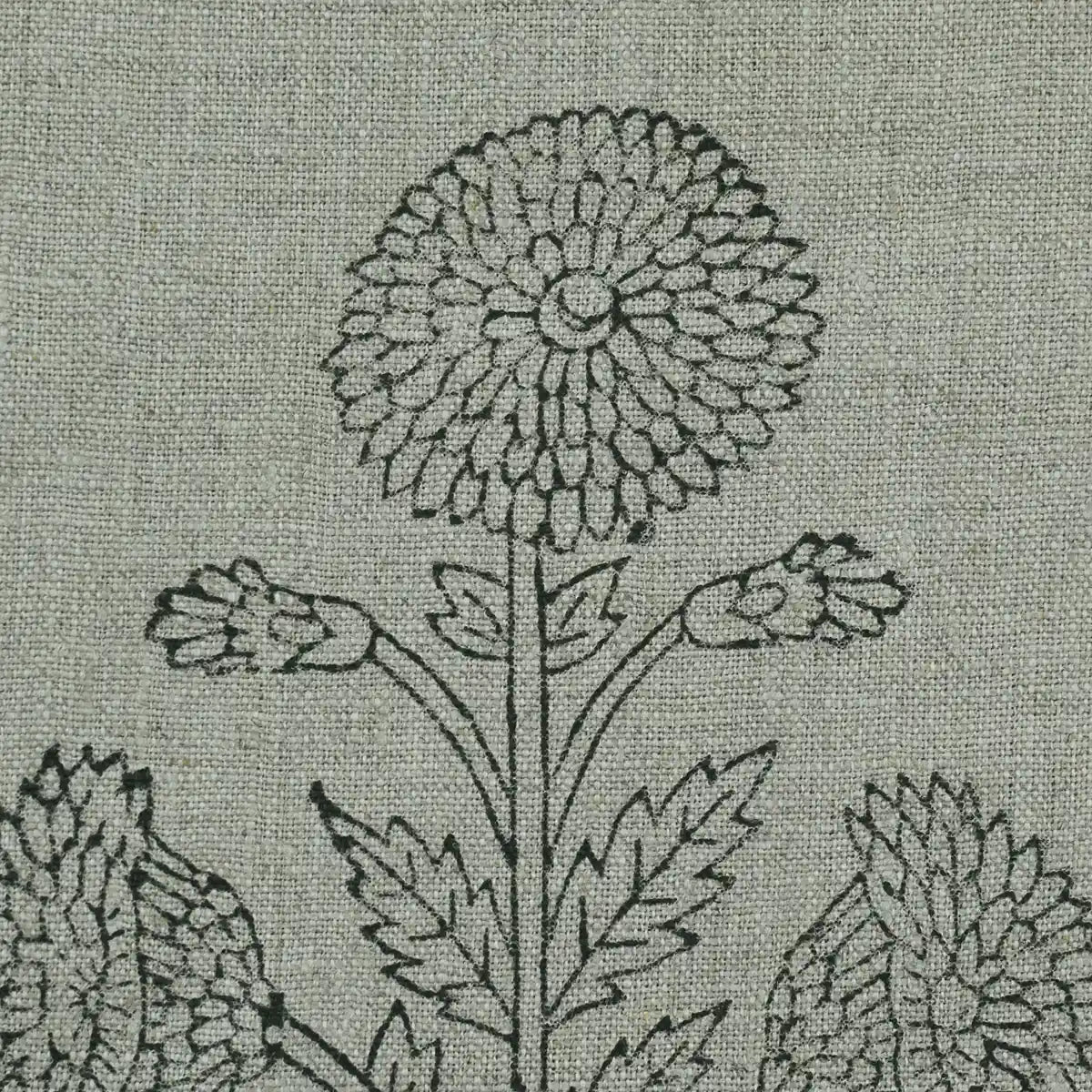 Nikita Hand Block Printed Linen Fabric