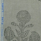 Nikita Hand Block Printed Linen Fabric