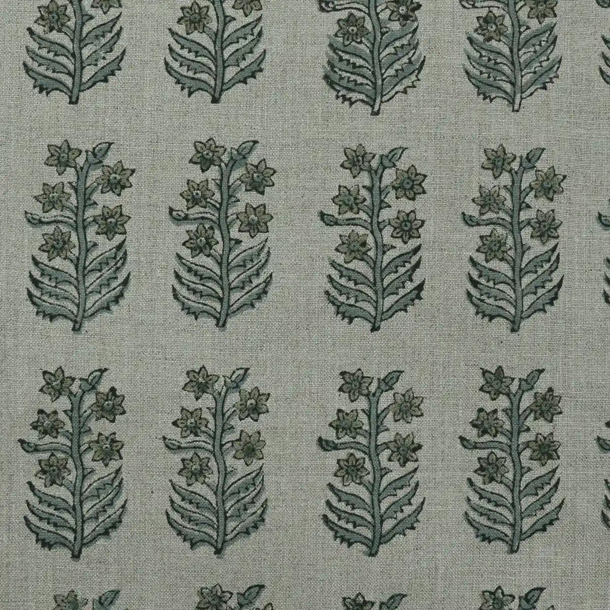 Sylvie Hand Block Printed Linen