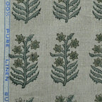 Sylvie Hand Block Printed Linen