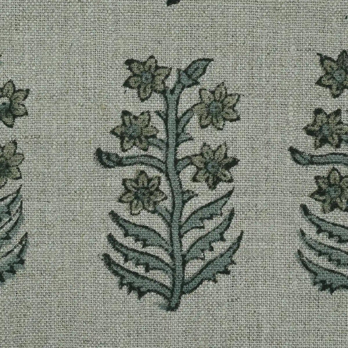 Sylvie Hand Block Printed Linen