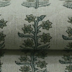 Sylvie Hand Block Printed Linen