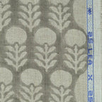 Edison Hand Block Printed Indian Linen Fabric