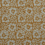 ZAFFRA Hand Block Print Designer Linen Fabric For Upholstery, Curtains