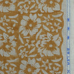ZAFFRA Hand Block Print Designer Linen Fabric For Upholstery, Curtains