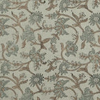 Cora Hand Block Printed Linen