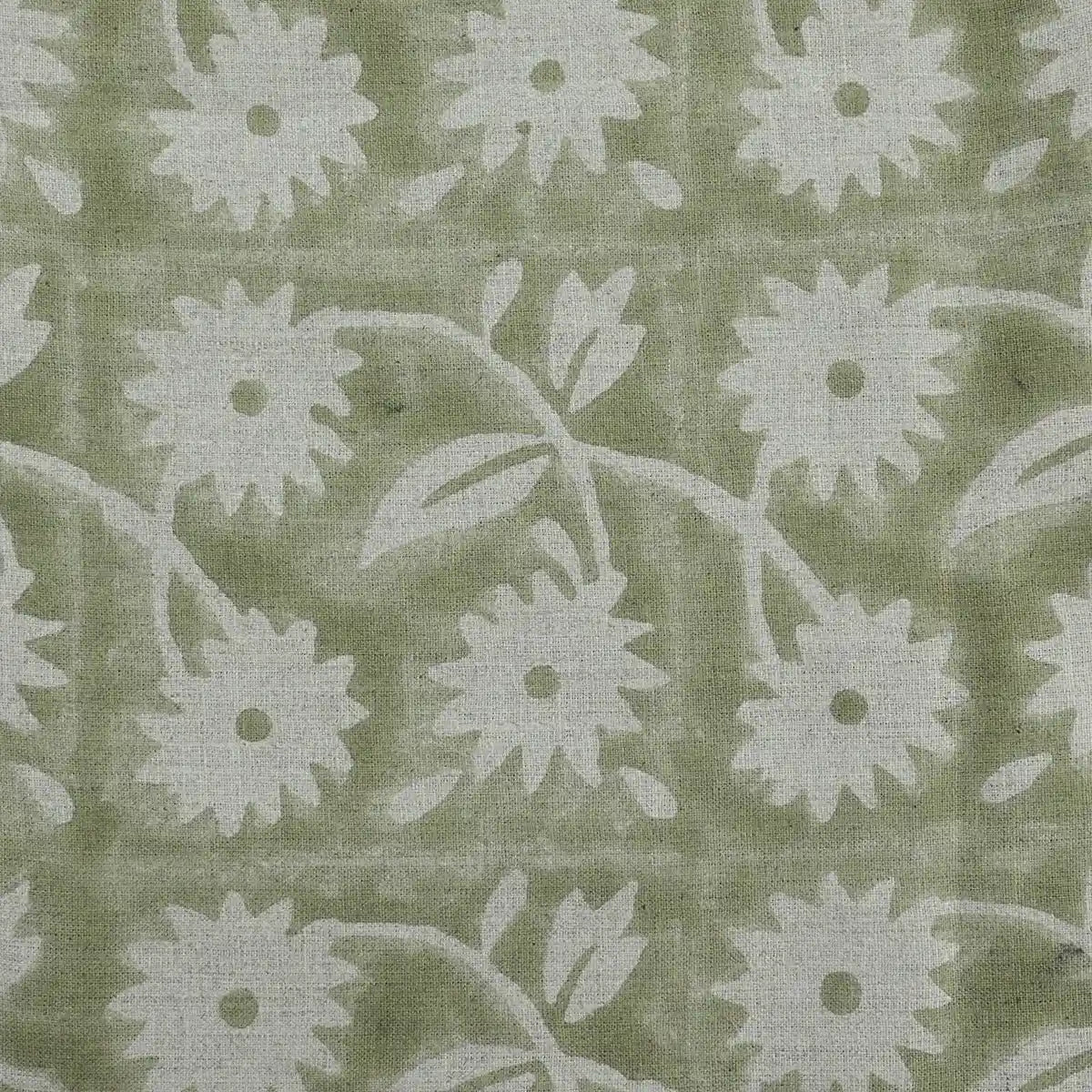 Hayley Hand Block Printed Linen