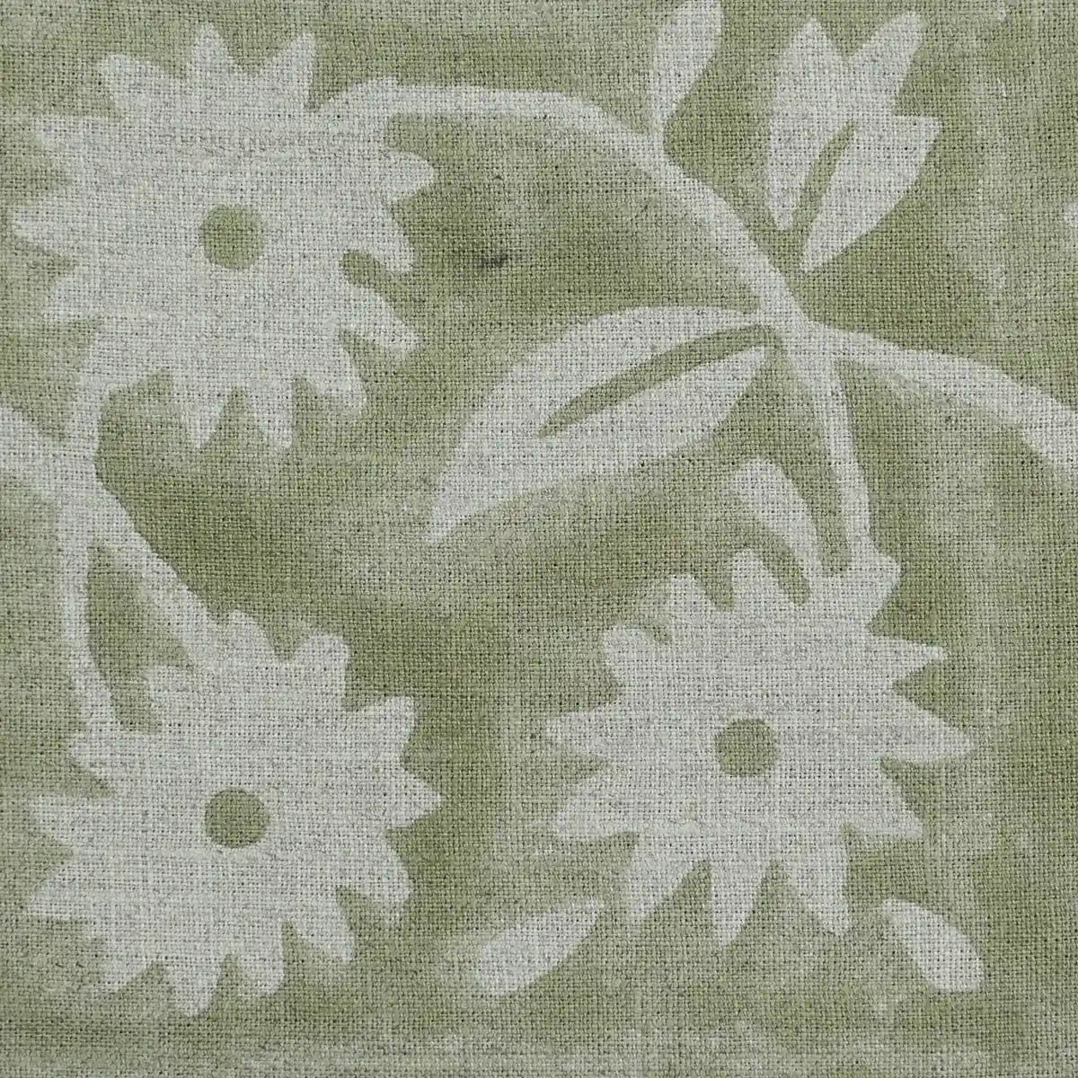 Hayley Hand Block Printed Linen