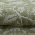 Hayley Hand Block Printed Linen