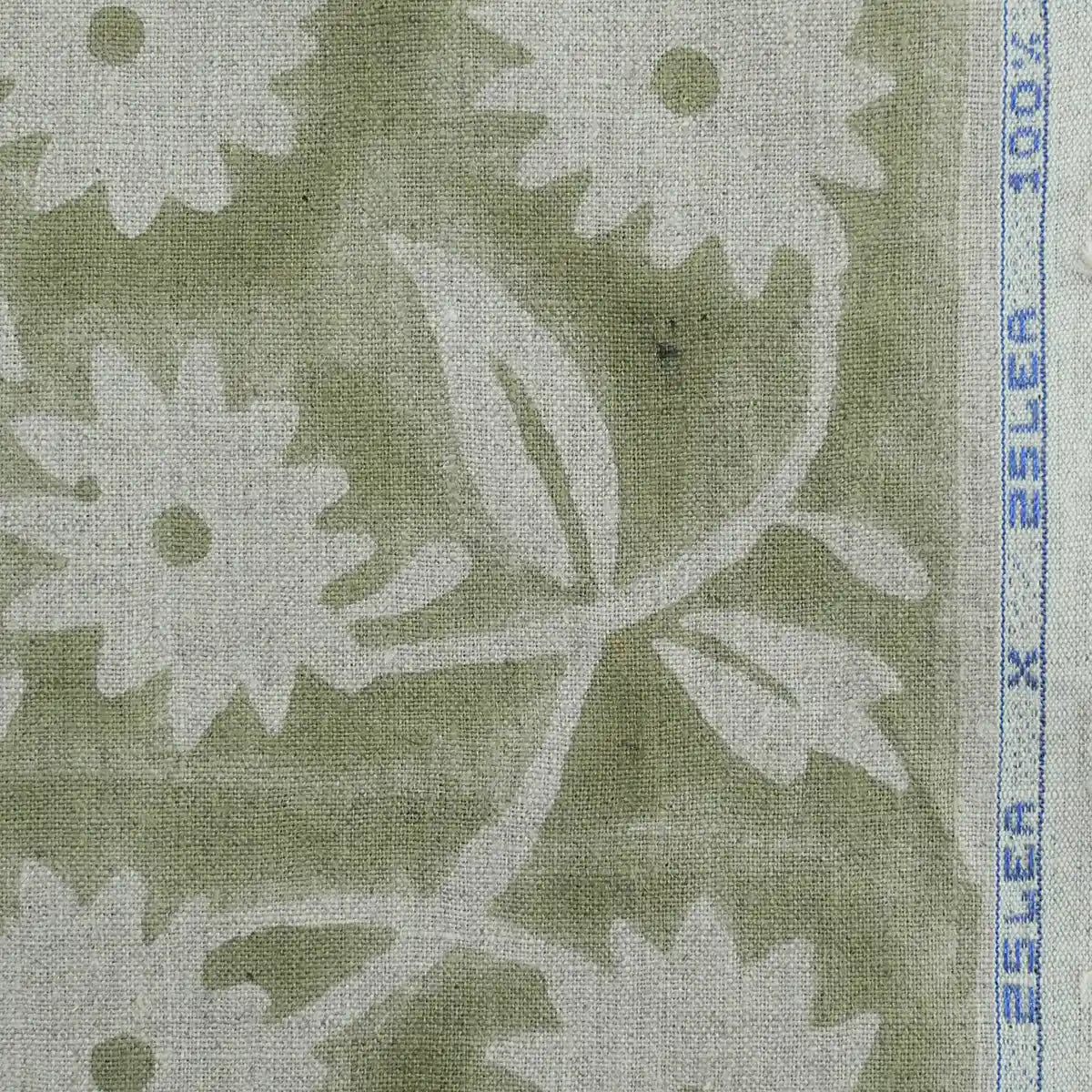 Hayley Hand Block Printed Linen
