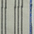 Thelma Hand Block Printed Linen Fabric for Upholstery, Curtains and more