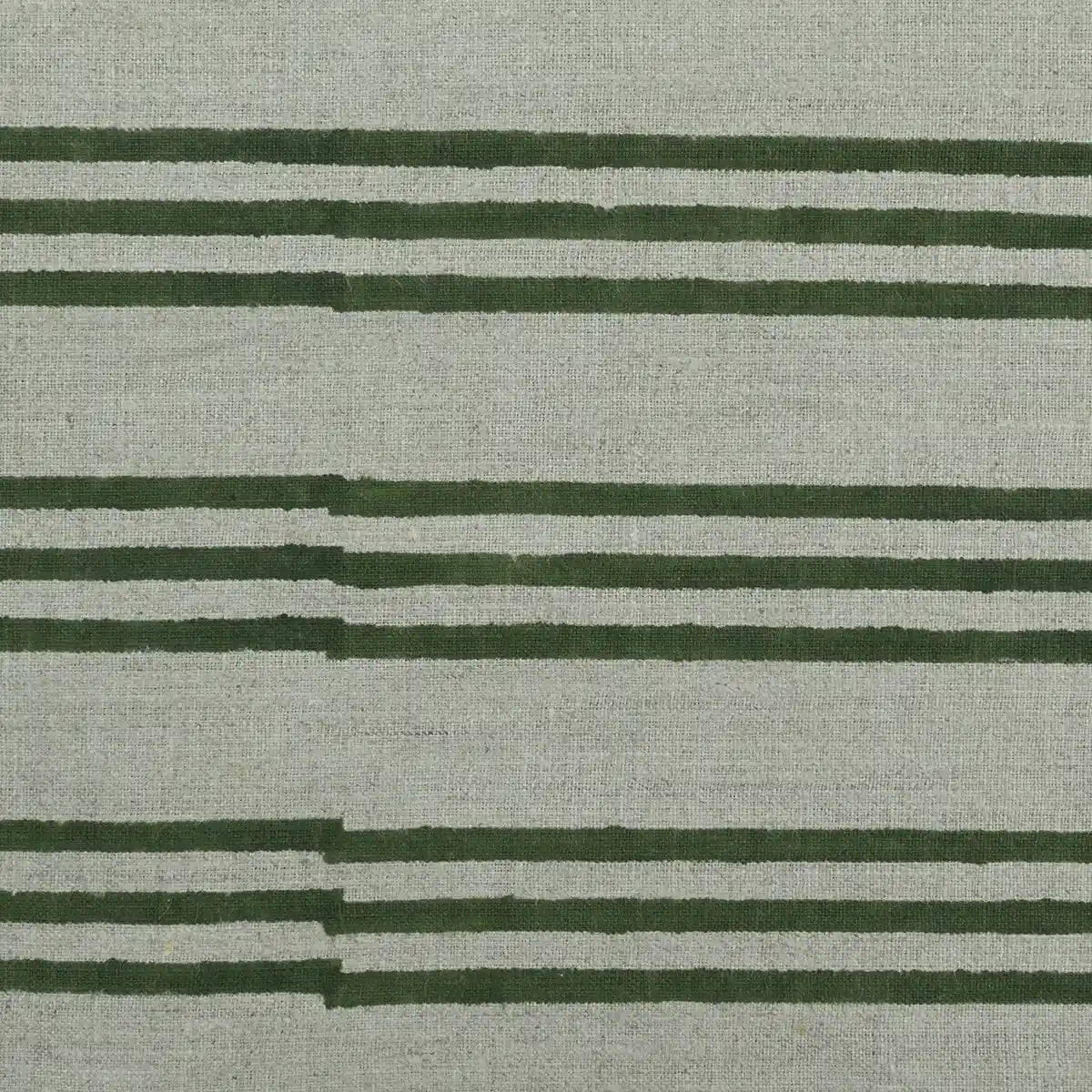 Thelma Hand Block Printed Linen Fabric for Upholstery, Curtains and more
