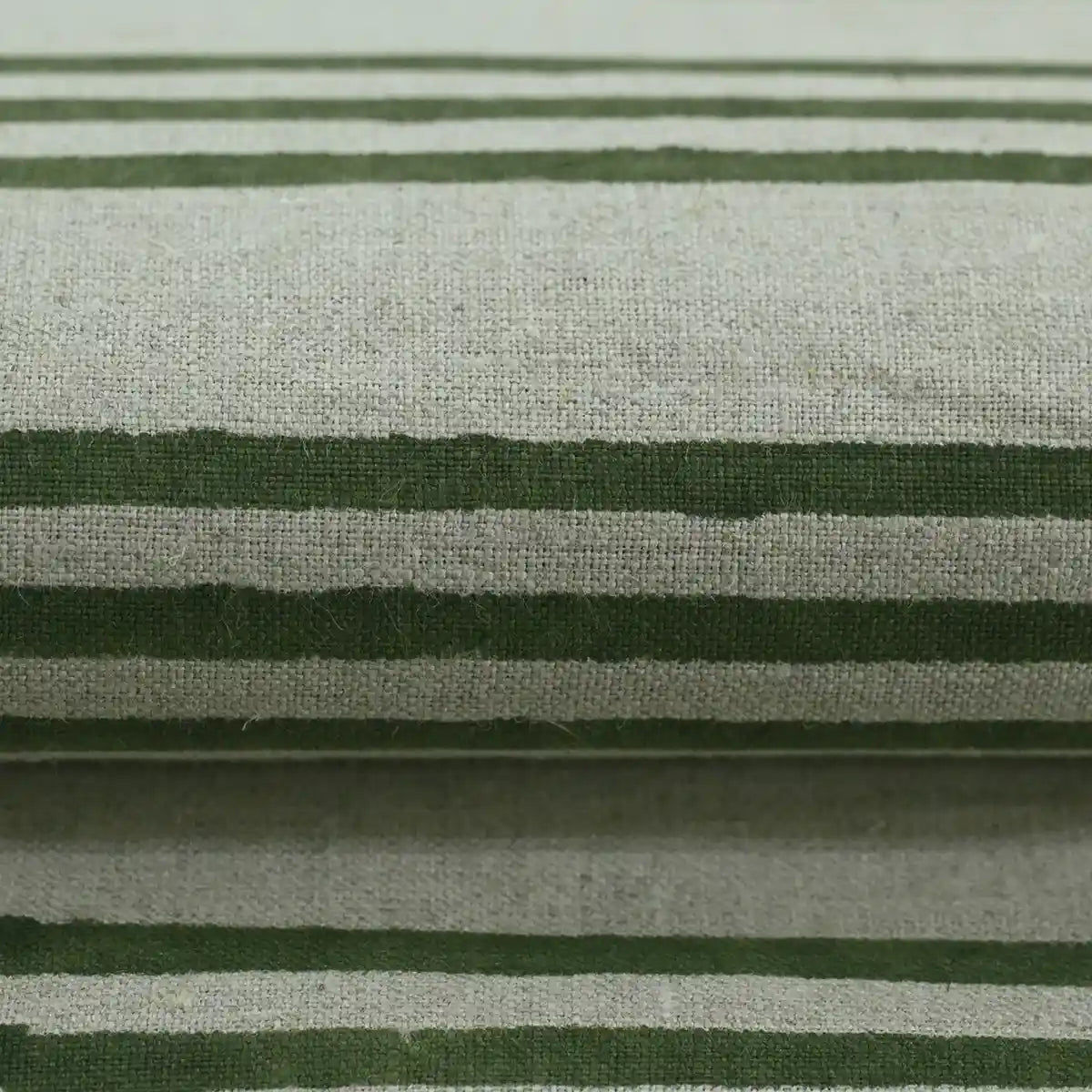 Thelma Hand Block Printed Linen Fabric for Upholstery, Curtains and more