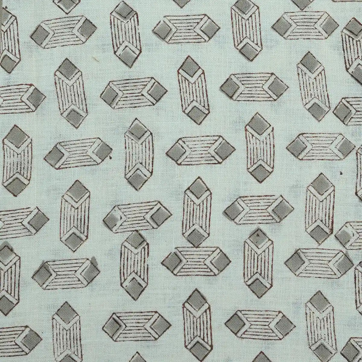 Papier Print Flower Heavy Linen Fabric