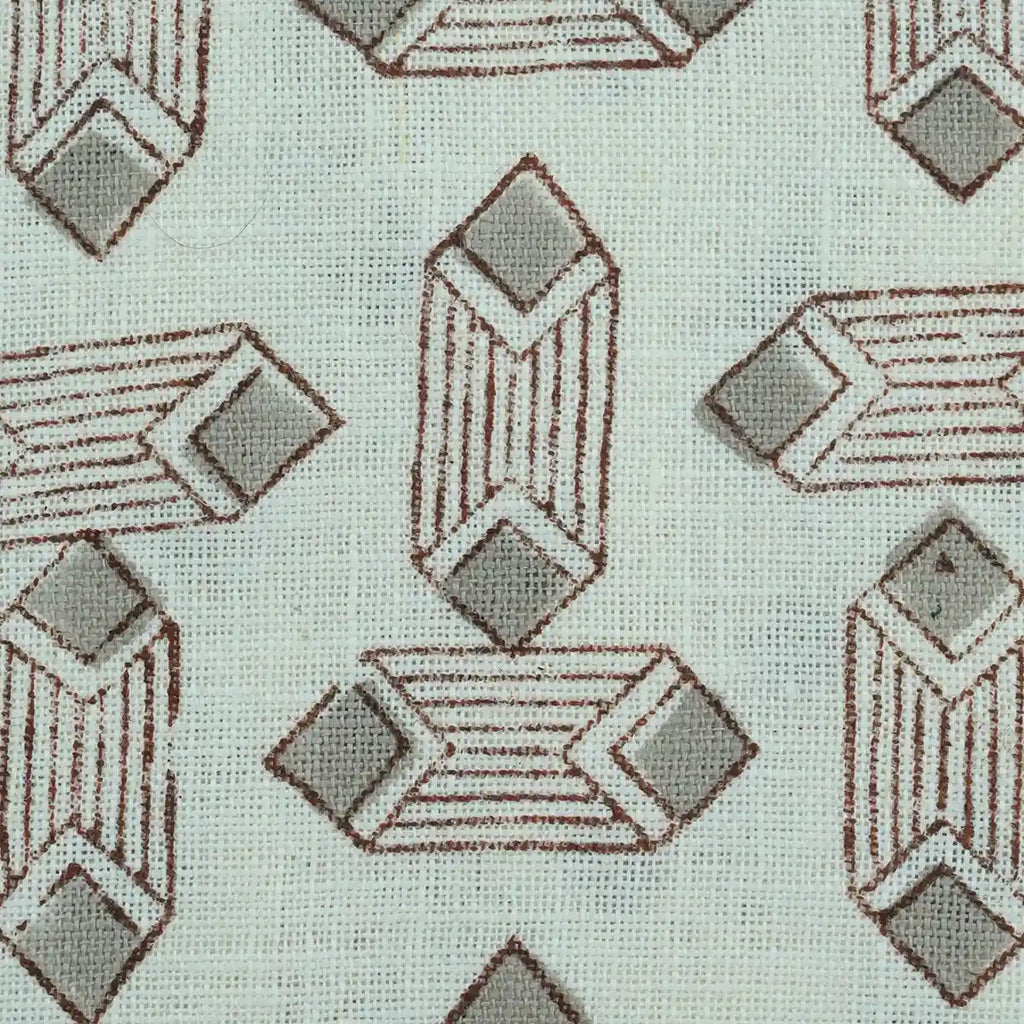 Papier Print Flower Heavy Linen Fabric