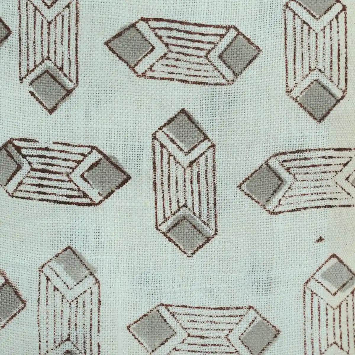Papier Print Flower Heavy Linen Fabric