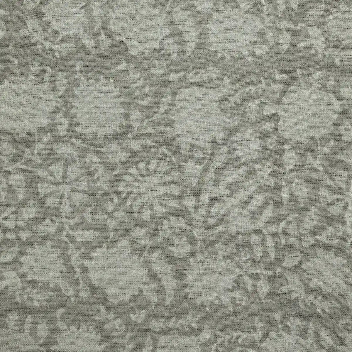 Bradley Hand Block Printed Linen Upholstery Fabric
