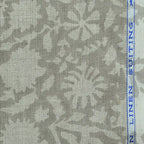 Bradley Hand Block Printed Linen Upholstery Fabric