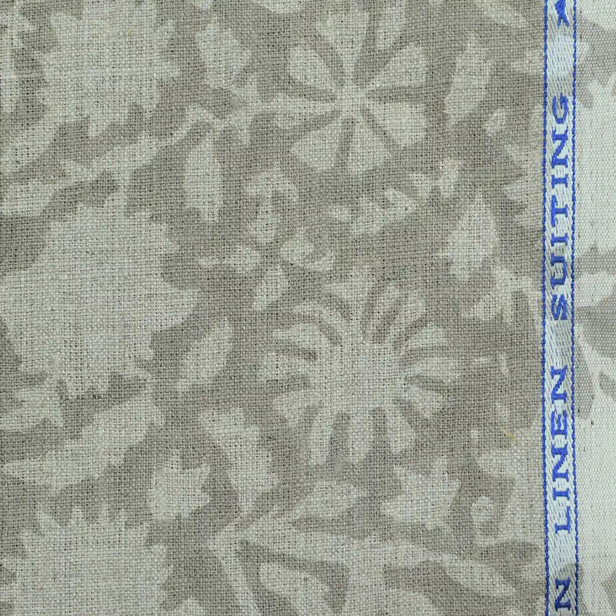 Bradley Hand Block Printed Linen Upholstery Fabric